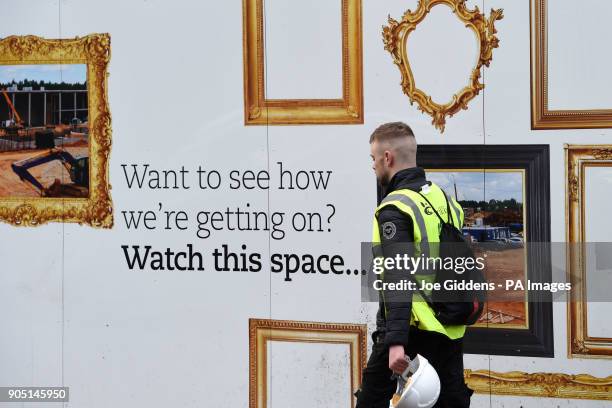 Construction work at Midland Metropolitan Hospital in Smethwick which is being carried out by Carillion, as the Government said all Carillion staff...