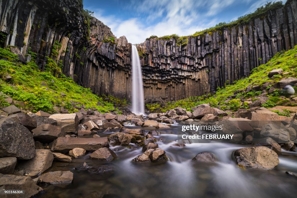 Svartifoss Waterfall