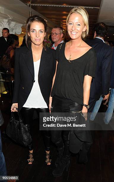 Marina Hanbury and Sophia Hesketh attend the launch of Tom Parker Bowles' new book 'Full English', at Selfridges on September 9, 2009 in London,...