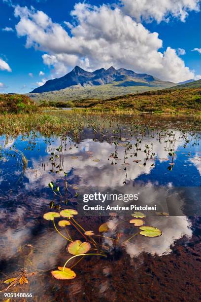 the isle of skye, scotland - cuillins stock-fotos und bilder