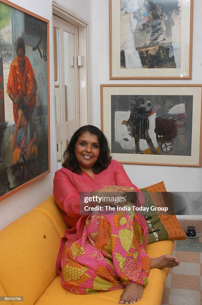 Sharan Apparao at her Apparao Galleries in Chennai, Tamil Nadu, India
