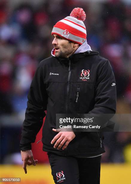 Belfast , Ireland - 13 January 2018; Jared Payne of Ulster ahead of the European Rugby Champions Cup Pool 1 Round 5 match between Ulster and La...