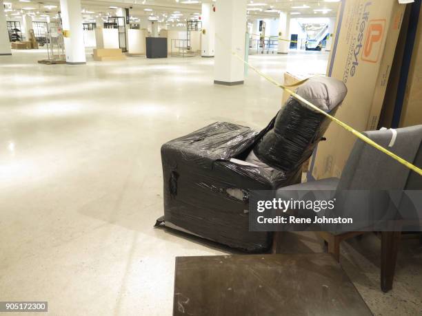 Sears Closing Final . A last chair sits alone. The Sears at Erin Mills Town Centre close out sales. It is one of the last 32 Sears stores that will...