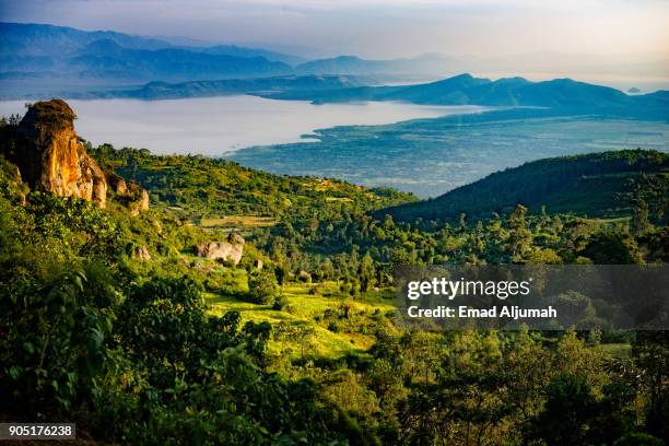 abidjatta-shalla national park, great rift valley, ethiopia - vale do rift imagens e fotografias de stock