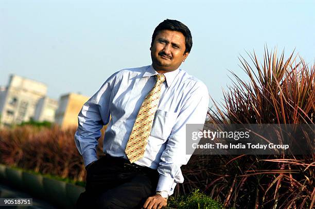 Deepak Sogani, Chief Financial Officer , Patni Computers, poses outside office, in Mumbai, India. Potrait