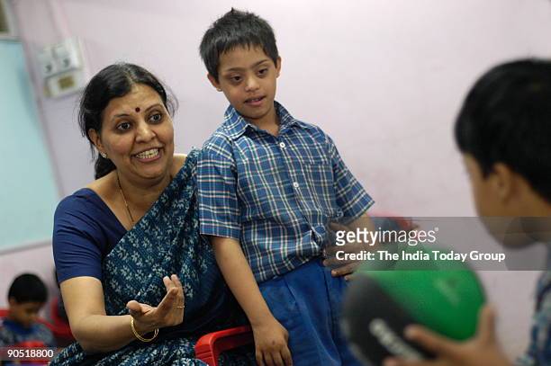 Medha Lotlikar heads three schools for the physical and mentally challenged children in Mumbai, Maharashtra, India
