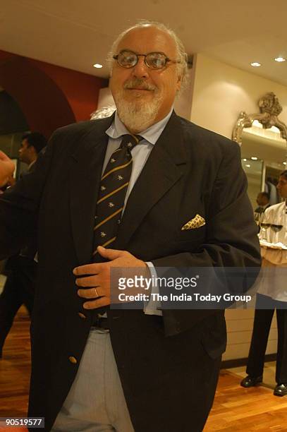 Ernesto Alvarez, ambassador of Argentine Reublic, at Khazana, a 25 year old boutique, renovation party at hotel Taj Manshing, New Delhi.