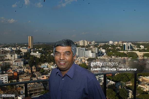 Jaishankar, Managing Director, Brigade Group, poses at outdoor location in Bangalore, India. Potrait