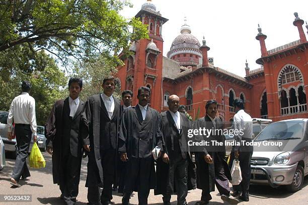 View of the Chennai High Court in Chennai, Tamil Nadu, India