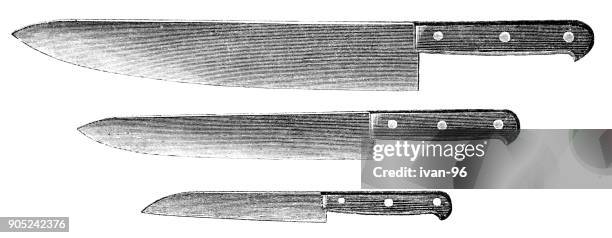 häcksler - küchenmesser stock-grafiken, -clipart, -cartoons und -symbole