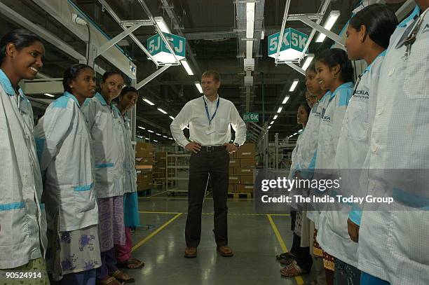 View of the Nokia Plant in Bangalore, Karnataka, India