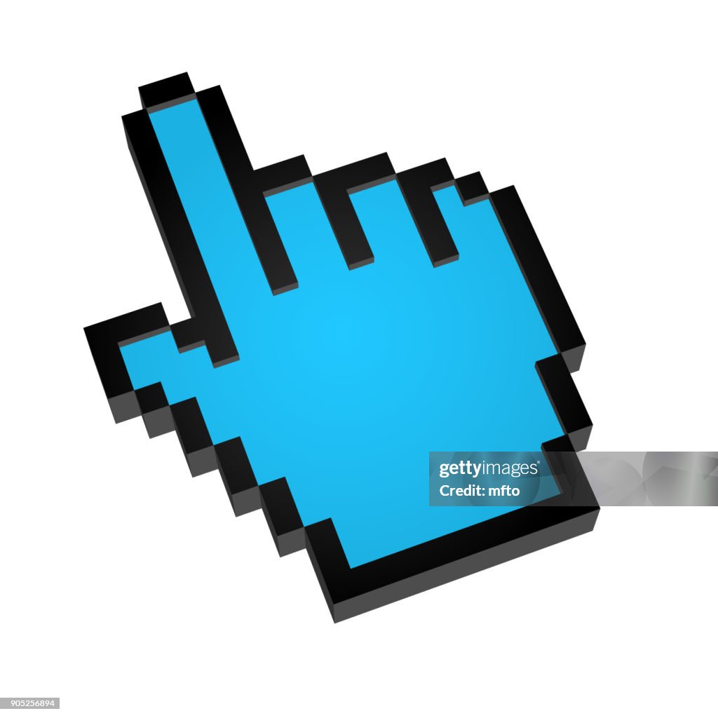 Hand Pointer Front Hand Pointer High-Res Vector Graphic - Getty Images