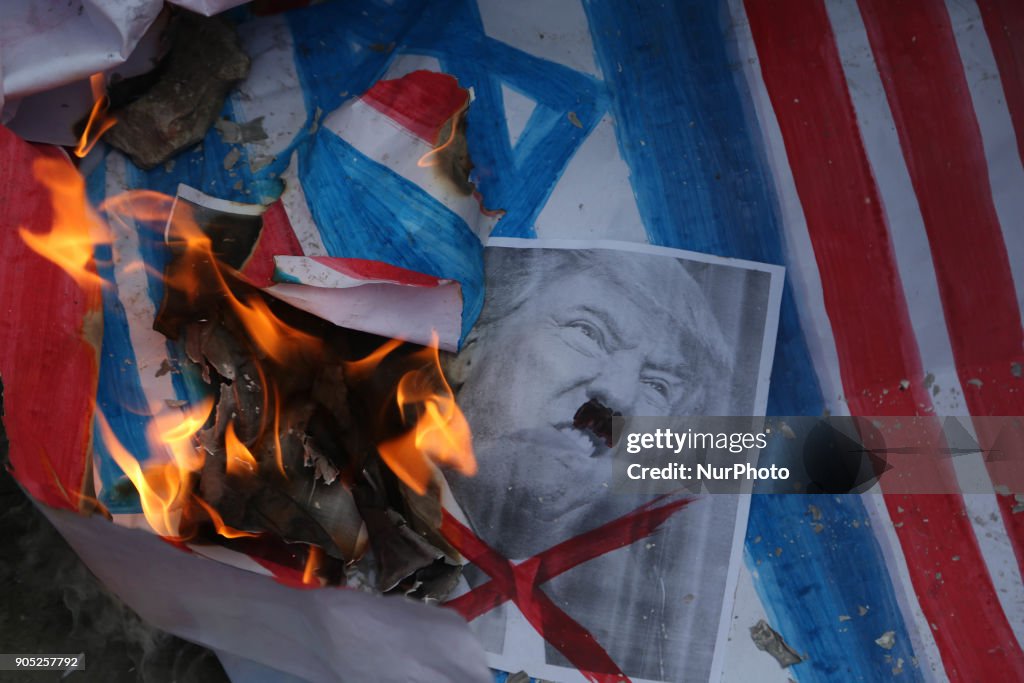 Demonstration In Support Of Ahed Tamimi in Gaza