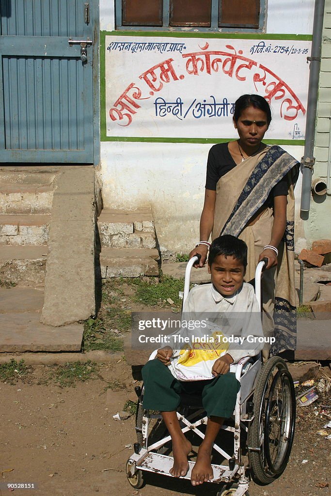 physically-handicapped-student-in-rm-convent-school-in-bhopal-madhya