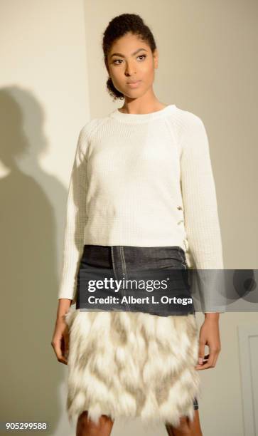 Model at the Love Your Body! Fashion Show And Shopping Event held at Luxe Sunset Boulevard Hotel on November 19, 2017 in Beverly Hills, California.