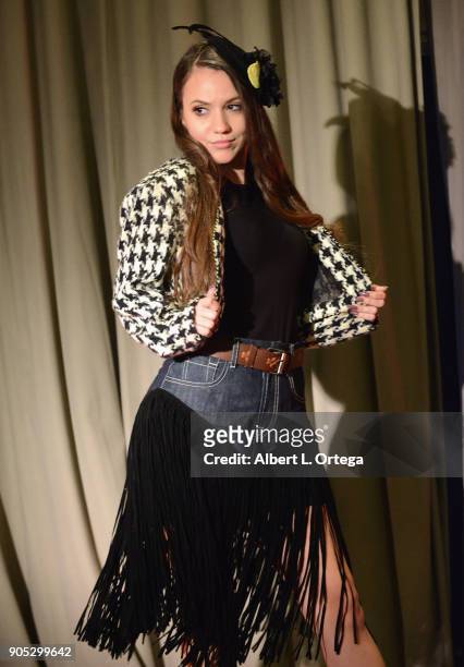 Model at the Love Your Body! Fashion Show And Shopping Event held at Luxe Sunset Boulevard Hotel on November 19, 2017 in Beverly Hills, California.