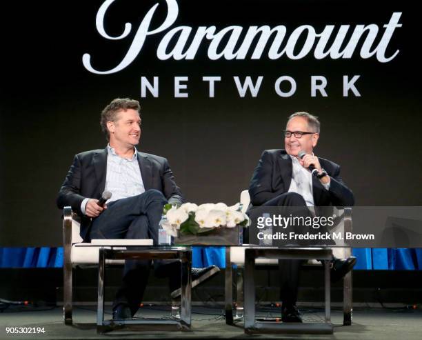 President, Development and Production, Paramount Network, TV Land and CMT, Keith Cox and President, Paramount Network, TV Land and CMT, Kevin Kay...