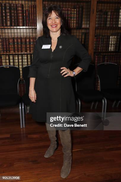 Daisy Goodwin attends The Writers' Guild Awards 2018 held at Royal College Of Physicians on January 15, 2018 in London, England.