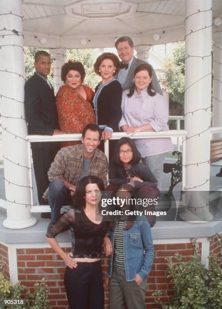 The cast from Warner Bros. TV series "The Gilmore Girls."