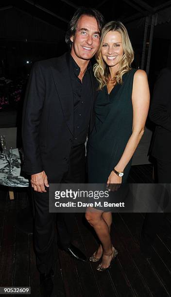Tim and Malin Jeffries attend the launch party of YLB for Wallis, at the Sanderson Hotel on September 9, 2009 in London, England.