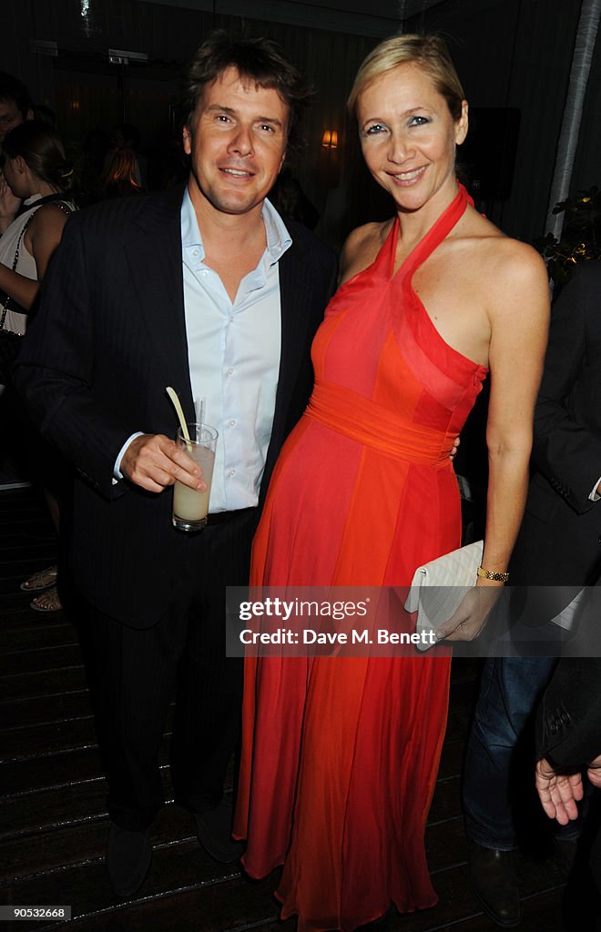 Tim Moufarrige and Tania Bryer attend the launch party of YLB for