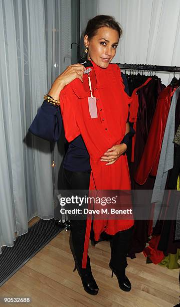 Yasmin Le Bon attend the launch party of YLB for Wallis, at the Sanderson Hotel on September 9, 2009 in London, England.