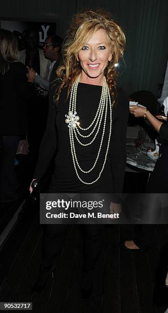 Kelly Hoppen attends the launch party of YLB for Wallis, at the Sanderson Hotel on September 9, 2009 in London, England.