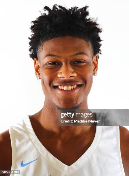 Cam Reddish of Westtown School poses for a portrait during the 2018 Spalding HoopHall Classic at Blake Arena at Springfield College on January 15,...