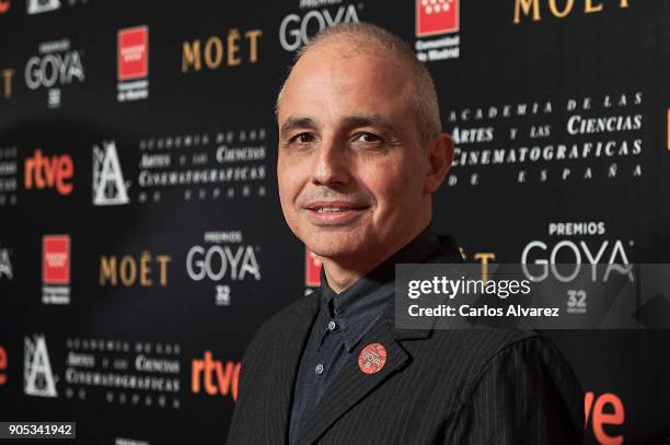 Spanish directior Pablo Berguer attends the Goya cinema awards candidates 2018 meeting at Casa de Correos on January 15, 2018 in Madrid, Spain.