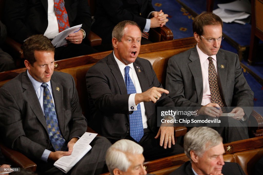 President Addresses Joint Session Of Congress On Health Care