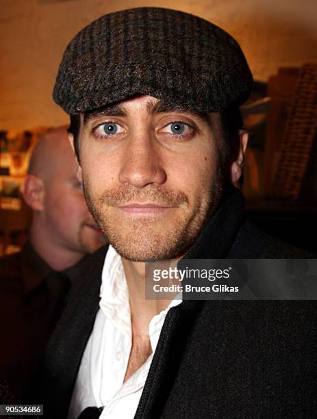 Jake Gyllenhaal attends the arrivals for the off-broadway opening night of "Uncle Vanya" at The Classic Stage Company Theater on February 12, 2009 in...