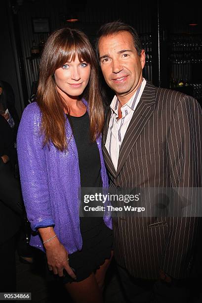 Jane Notar and Richie Notar attend the JCPenney launch party for Cindy Crawford Style at Soho House on September 9, 2009 in New York City.