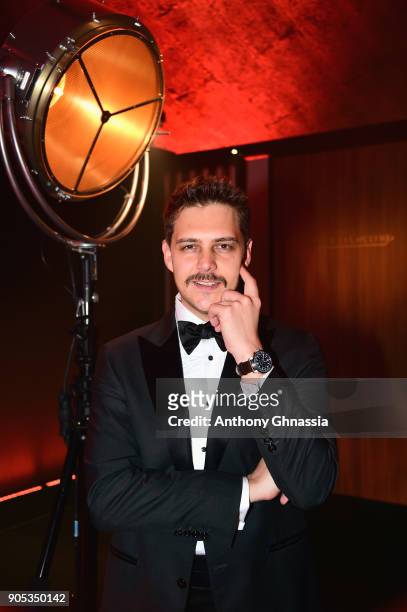 Milosh Bikovich attends Jaeger-LeCoultre Polaris Gala Evening at the SIHH 2018 at Pavillon Sicli on January 15, 2018 in Les Acacias, Switzerland.