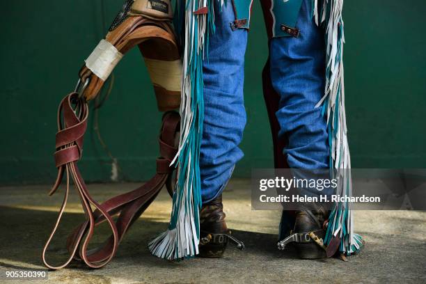 Bronc Riding Rigging Cowboy Riding Off Photos and Premium High Res Pictures - Getty Images