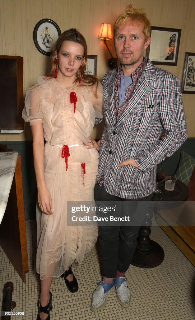 Fawn and India Rose James host pre-opening dinner at Kettner's Townhouse