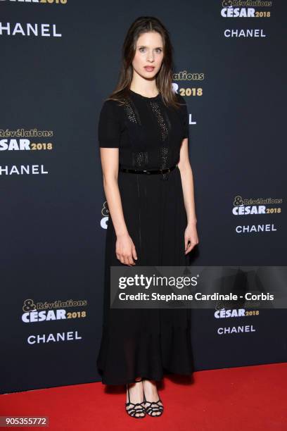 Daphne Patakia attends the 'Cesar - Revelations 2018' Party at Le Petit Palais on January 15, 2018 in Paris, France.