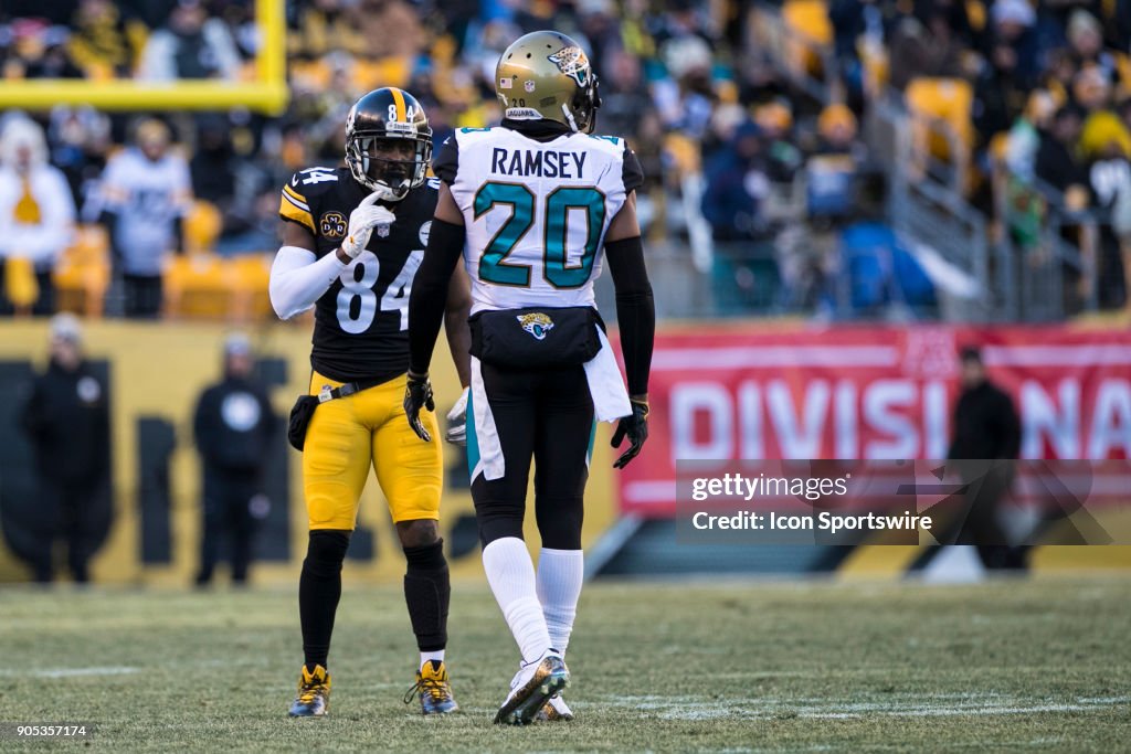 NFL: JAN 14 AFC Divisional Playoff  Jaguars at Steelers