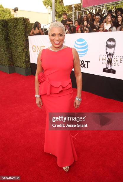 Rolonda Watts attends the 49th NAACP Image Awards at Pasadena Civic Auditorium on January 15, 2018 in Pasadena, California.