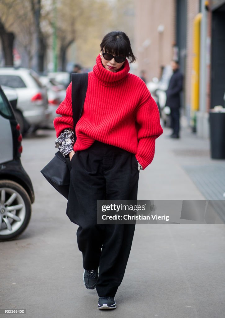 Street Style: January 15 - Milan Men's Fashion Week Fall/Winter 2018/19