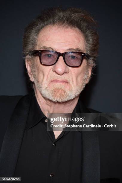 Eddy Mitchell attends the 'Cesar - Revelations 2018' Party at Le Petit Palais on January 15, 2018 in Paris, France.