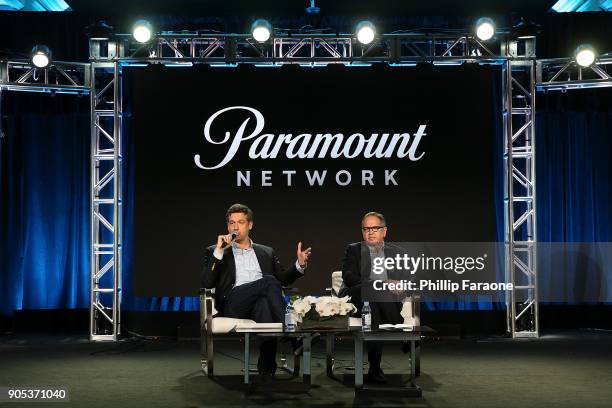 President, Development and Production, Paramount Network, TV Land and CMT, Keith Cox, and President, Paramount Network, TV Land and CMT, Kevin Kay...