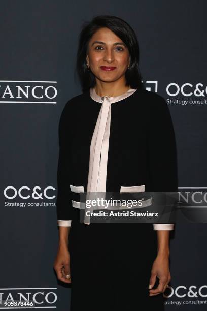 Anita Balchandani attends the Financo CEO Forum on January 15, 2018 in New York City.