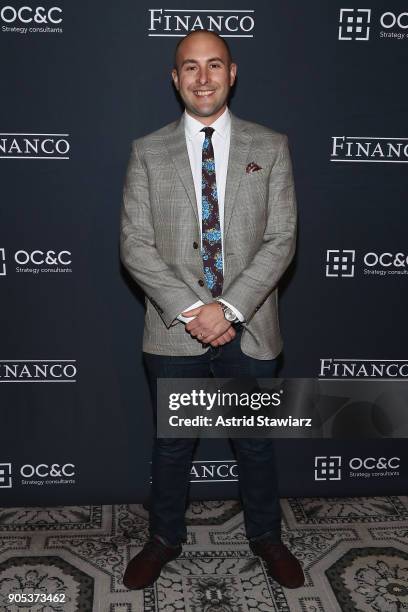 Strand Conover attends the Financo CEO Forum on January 15, 2018 in New York City.