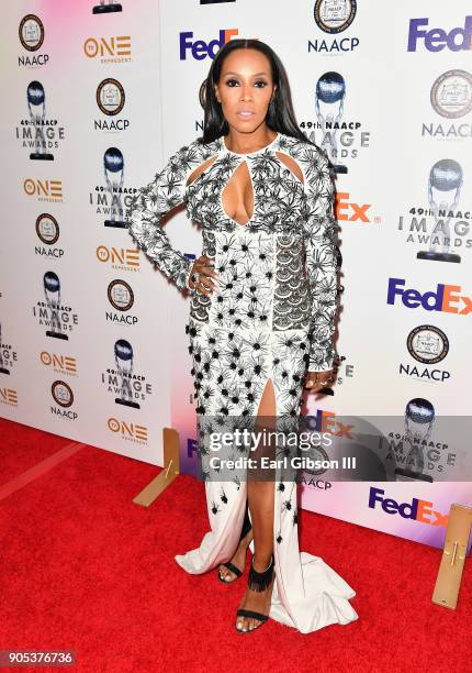 June Ambrose at the 49th NAACP Image Awards Non-Televised Awards Dinner at the Pasadena Conference Center on January 14, 2018 in Pasadena, California.