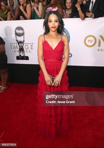 Bianca Lawson attends the 49th NAACP Image Awards at Pasadena Civic Auditorium on January 15, 2018 in Pasadena, California.