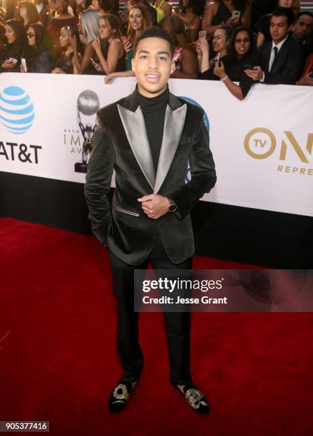 Marcus Scribner attends the 49th NAACP Image Awards at Pasadena Civic Auditorium on January 15, 2018 in Pasadena, California.