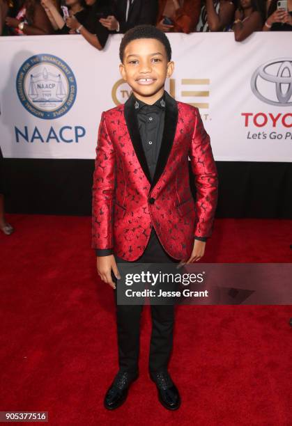 Lonnie Chavis attends the 49th NAACP Image Awards at Pasadena Civic Auditorium on January 15, 2018 in Pasadena, California.