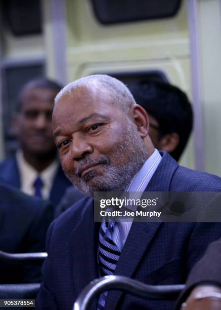 Bernie Bickerstaff tours the exhibits on January 14, 2018 at the National Civil Rights Museum at the Lorraine Motel in Memphis, Tennessee. NOTE TO...