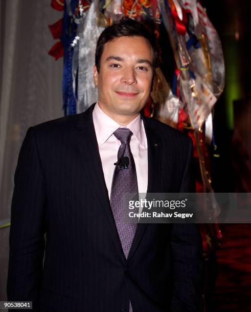 Jimmy Fallon attends the National September 11th Memorial & Museum's 2nd annual benefit dinner at Cipriani Wall Street on September 9, 2009 in New...