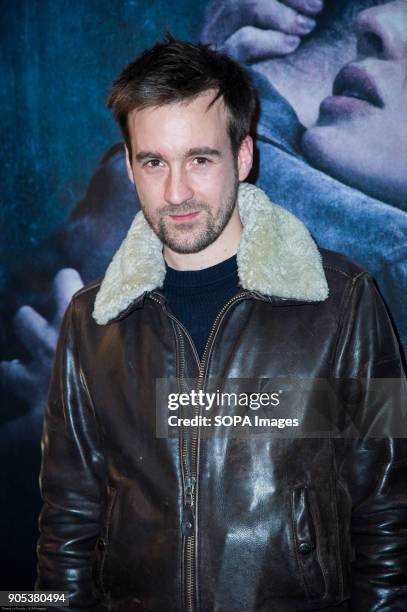 French actor Gregoire Leprince - Ringuet at the premiere of "La Douleur" at the cinema Gaumont Opera in Paris.